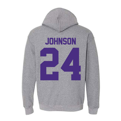 Northwestern - NCAA Football : Jamaal Johnson - Classic Shersey Hooded Sweatshirt-1