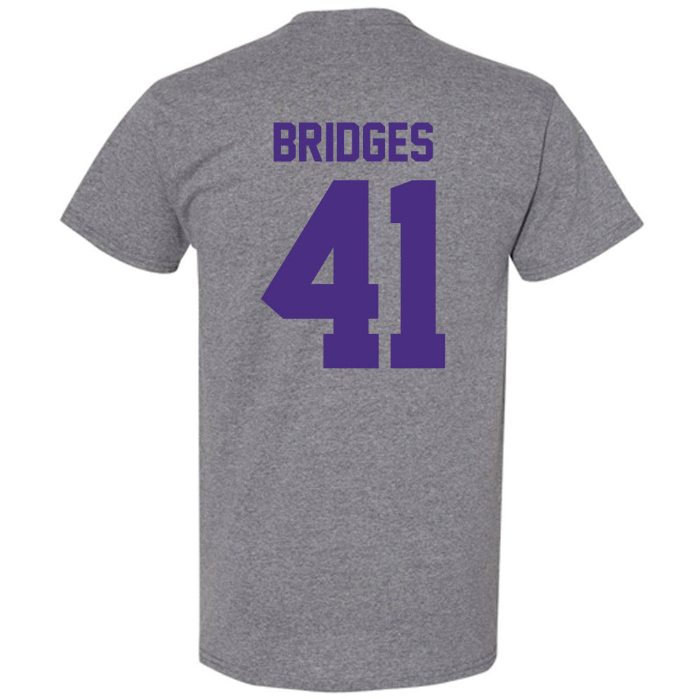 Northwestern - NCAA Baseball : Tommy Bridges - Classic Shersey T-Shirt-1