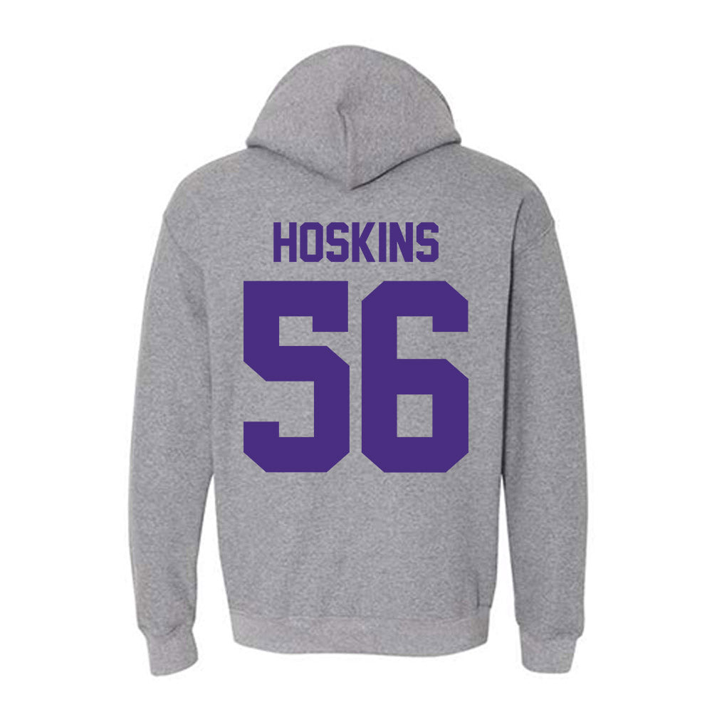 Northwestern - NCAA Football : Tre Hoskins - Classic Shersey Hooded Sweatshirt-1