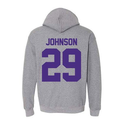 Northwestern - NCAA Football : Qayvier Johnson - Classic Shersey Hooded Sweatshirt-1
