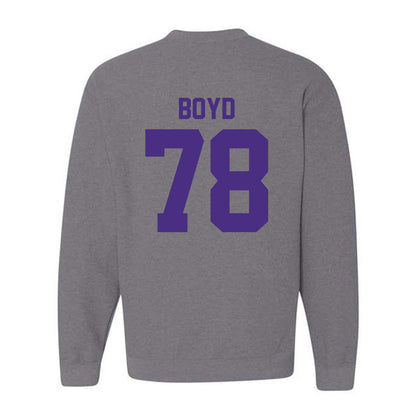 Northwestern - NCAA Football : Trey Boyd - Classic Shersey Crewneck Sweatshirt-1