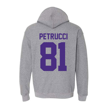 Northwestern - NCAA Football : Christopher Petrucci - Classic Shersey Hooded Sweatshirt-1