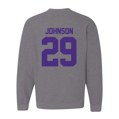 Northwestern - NCAA Football : Qayvier Johnson - Classic Shersey Crewneck Sweatshirt-1