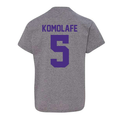 Northwestern - NCAA Football : Caleb Komolafe - Classic Shersey Youth T-Shirt-1