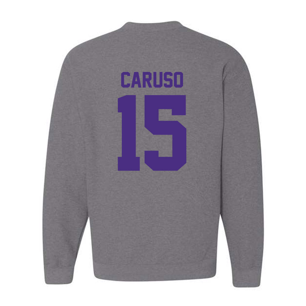 Northwestern - NCAA Baseball : Charlie Caruso - Classic Shersey Crewneck Sweatshirt-1