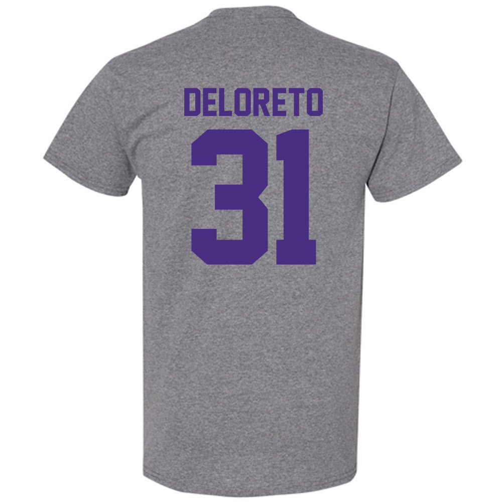Northwestern - NCAA Baseball : Dominic DeLoreto - Classic Shersey T-Shirt-1