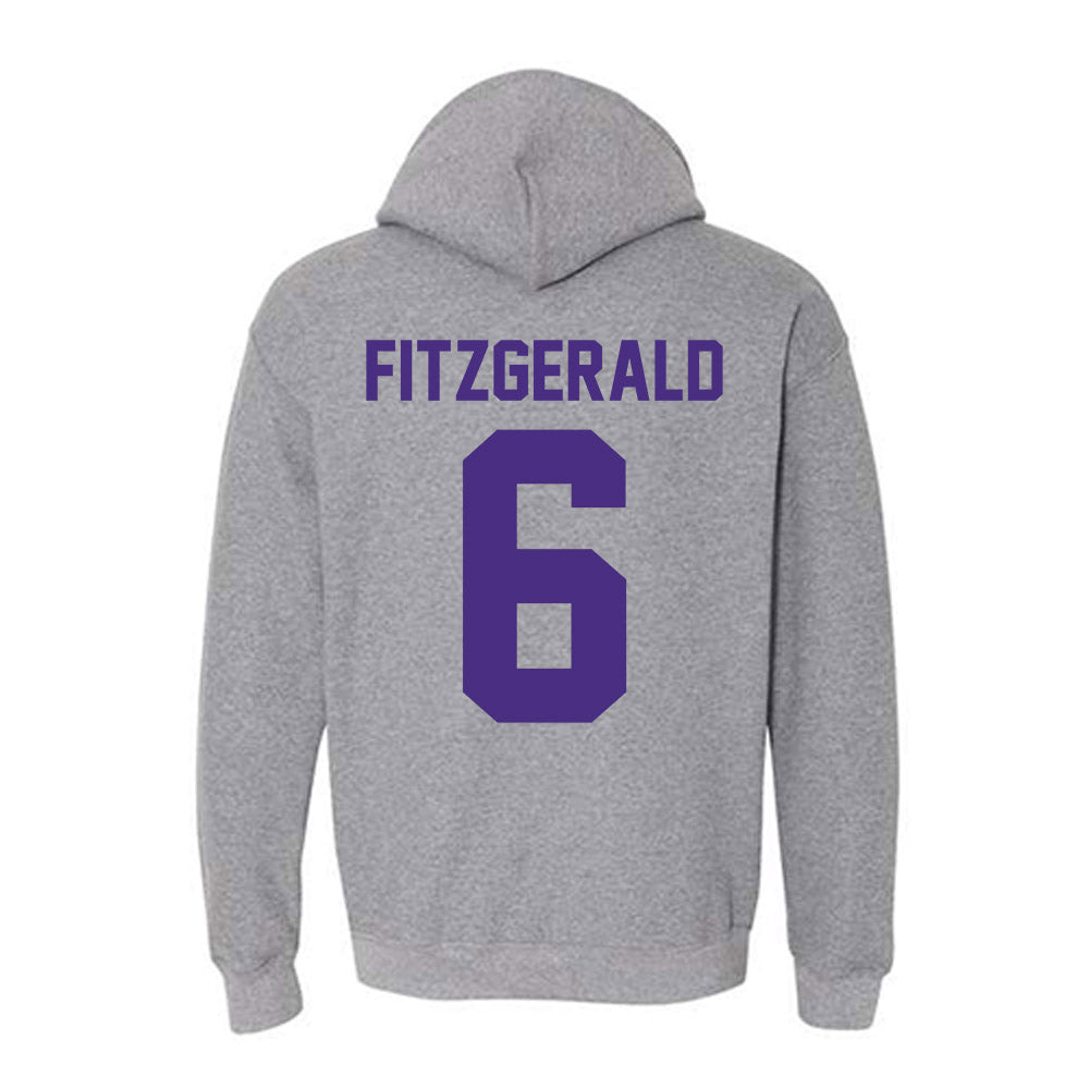 Northwestern - NCAA Football : Robert Fitzgerald - Classic Shersey Hooded Sweatshirt