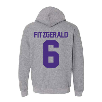 Northwestern - NCAA Football : Robert Fitzgerald - Classic Shersey Hooded Sweatshirt