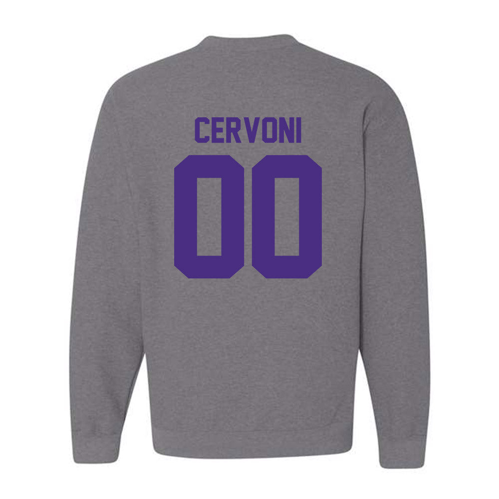 Northwestern - NCAA Men's Soccer : Gino Cervoni - Classic Shersey Crewneck Sweatshirt-1