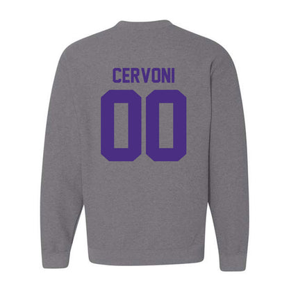Northwestern - NCAA Men's Soccer : Gino Cervoni - Classic Shersey Crewneck Sweatshirt-1