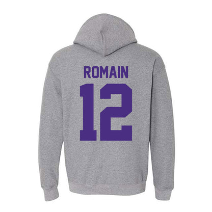 Northwestern - NCAA Football : Marcus Romain - Classic Shersey Hooded Sweatshirt-1