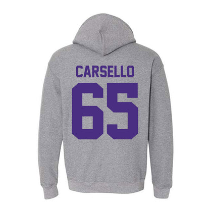 Northwestern - NCAA Football : Jackson Carsello - Classic Shersey Hooded Sweatshirt-1