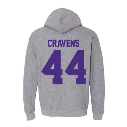 Northwestern - NCAA Baseball : Colton Cravens - Classic Shersey Hooded Sweatshirt-1