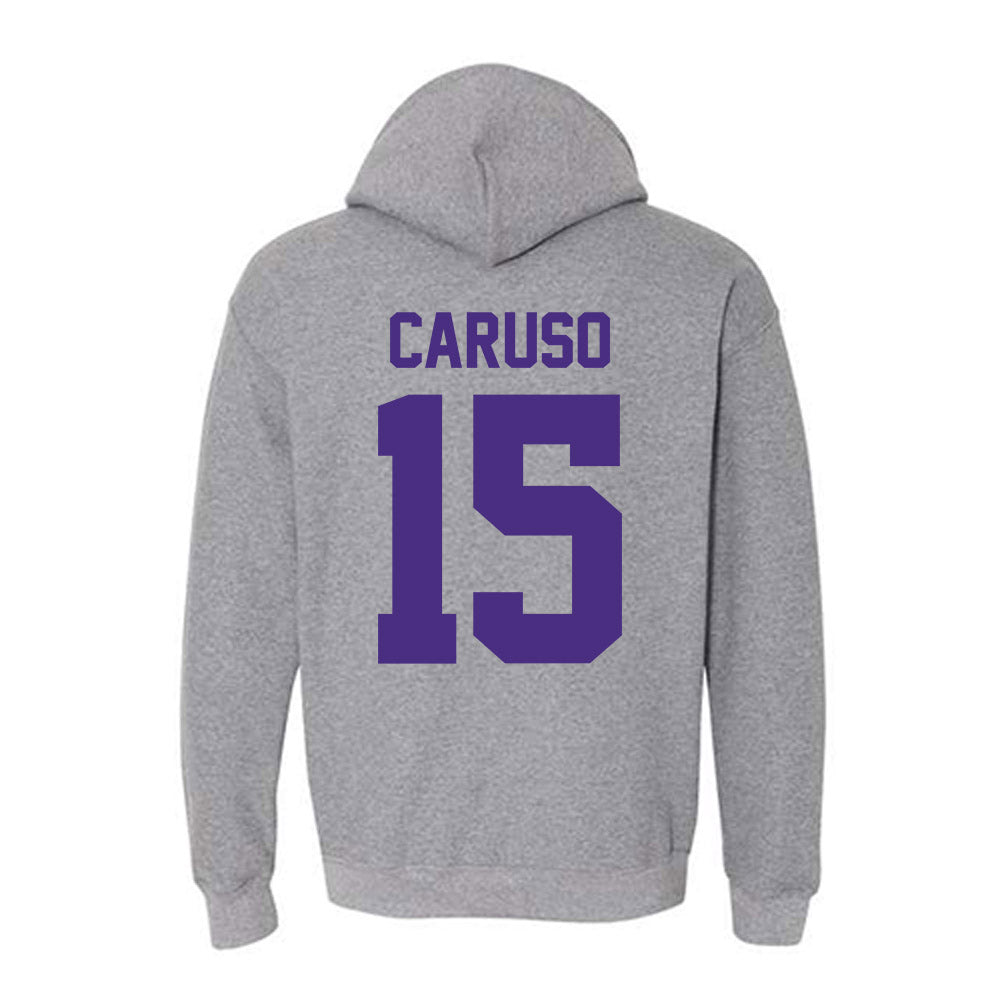 Northwestern - NCAA Baseball : Charlie Caruso - Classic Shersey Hooded Sweatshirt-1