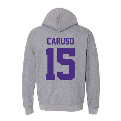 Northwestern - NCAA Baseball : Charlie Caruso - Classic Shersey Hooded Sweatshirt-1