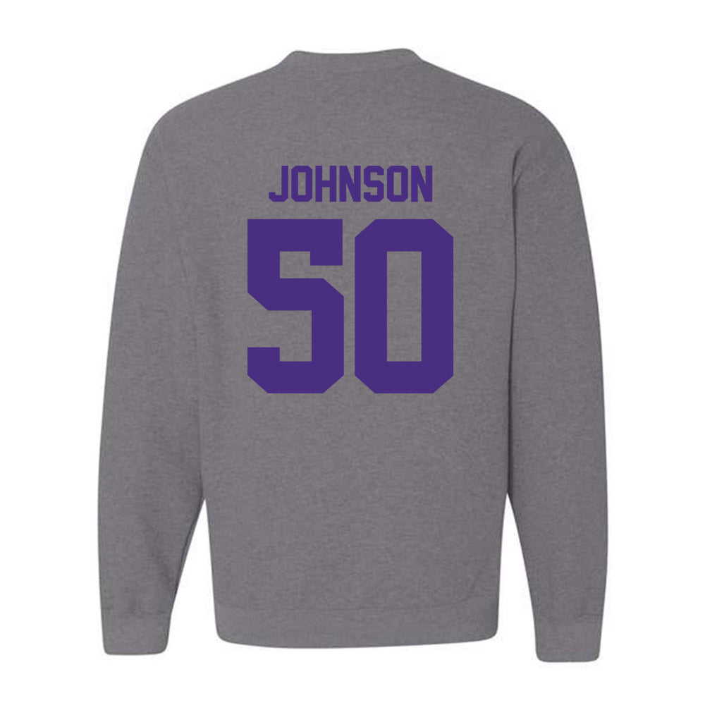 Northwestern - NCAA Football : Qayvier Johnson - Classic Shersey Crewneck Sweatshirt-1