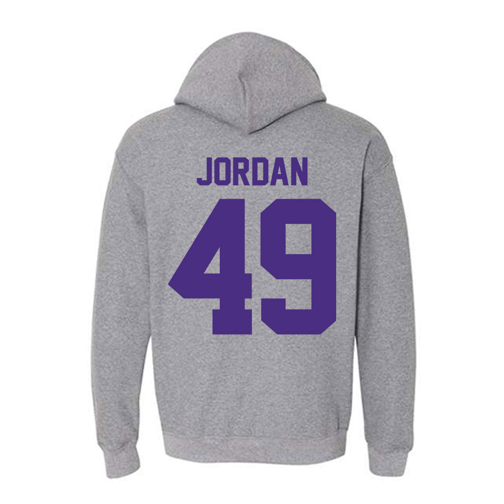 Northwestern - NCAA Football : Amare Jordan - Classic Shersey Hooded Sweatshirt-1