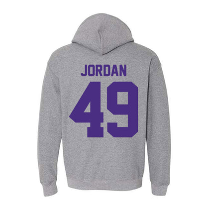 Northwestern - NCAA Football : Amare Jordan - Classic Shersey Hooded Sweatshirt-1