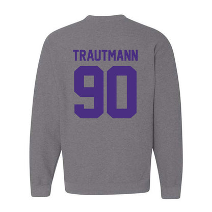 Northwestern - NCAA Football : Jack Trautmann - Classic Shersey Crewneck Sweatshirt-1