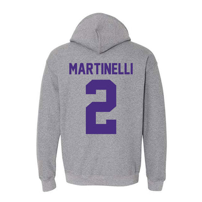 Northwestern - NCAA Men's Basketball : Nick Martinelli - Classic Shersey Hooded Sweatshirt-1