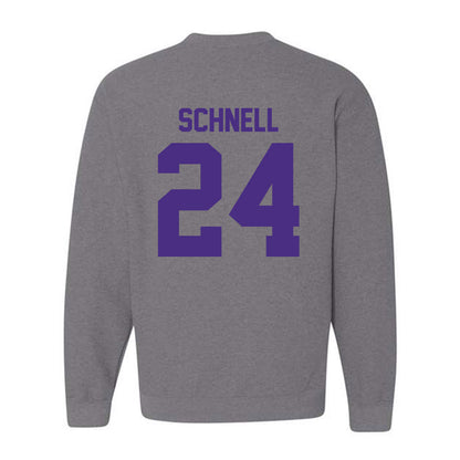 Northwestern - NCAA Women's Volleyball : Cate Schnell - Classic Shersey Crewneck Sweatshirt-1