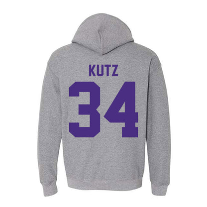 Northwestern - NCAA Baseball : Charlie Kutz - Classic Shersey Hooded Sweatshirt-1