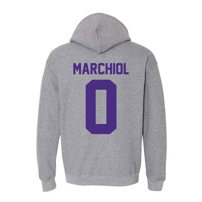 Northwestern - NCAA Football : Nicco Marchiol - Classic Shersey Hooded Sweatshirt-1