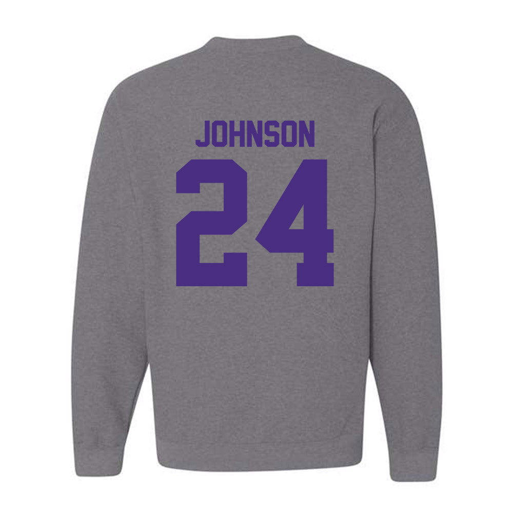 Northwestern - NCAA Football : Jamaal Johnson - Classic Shersey Crewneck Sweatshirt-1