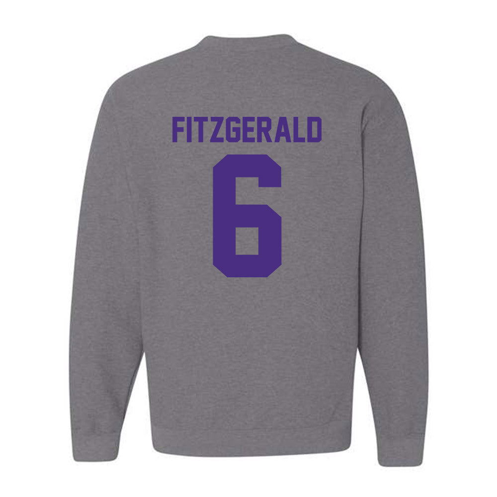 Northwestern - NCAA Football : Robert Fitzgerald - Classic Shersey Crewneck Sweatshirt