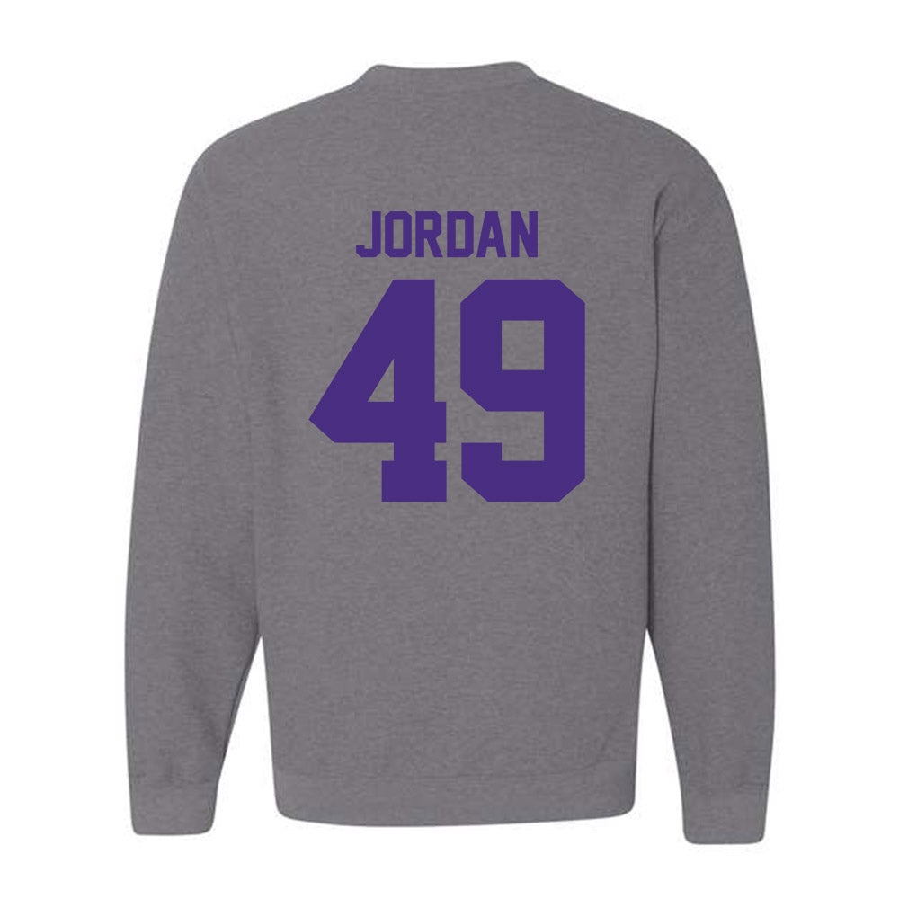 Northwestern - NCAA Football : Amare Jordan - Classic Shersey Crewneck Sweatshirt-1