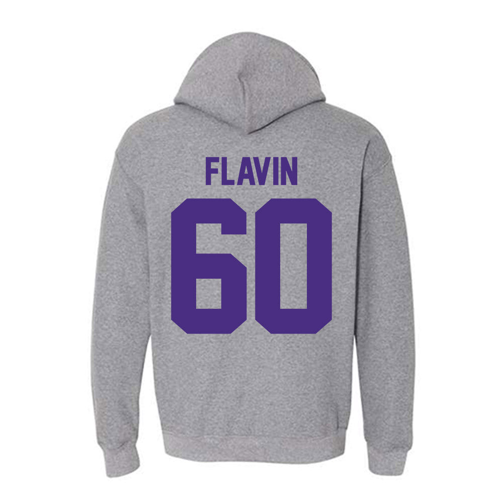 Northwestern - NCAA Football : Hayden Flavin - Classic Shersey Hooded Sweatshirt-1