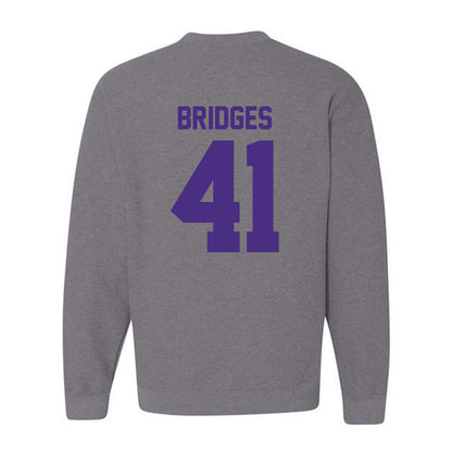 Northwestern - NCAA Baseball : Tommy Bridges - Classic Shersey Crewneck Sweatshirt-1