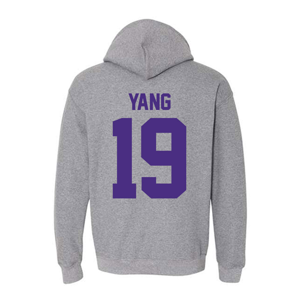 Northwestern - NCAA Baseball : Jake Yang - Classic Shersey Hooded Sweatshirt-1