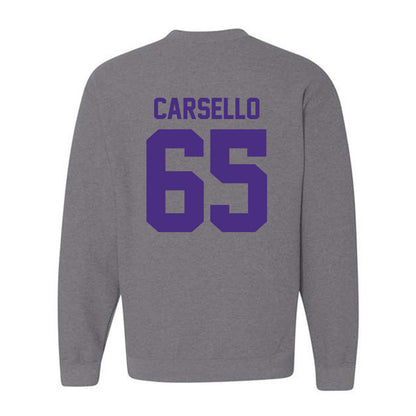 Northwestern - NCAA Football : Jackson Carsello - Classic Shersey Crewneck Sweatshirt-1
