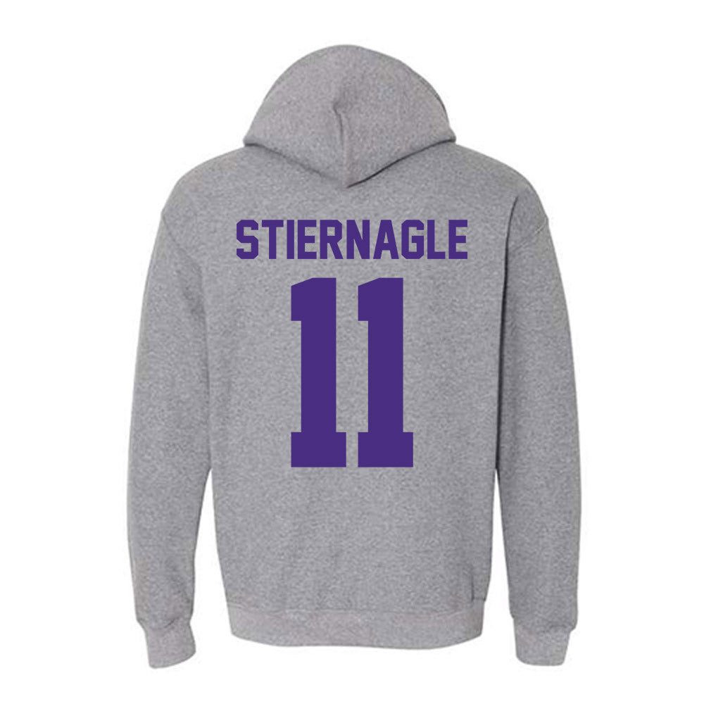 Northwestern - NCAA Women's Volleyball : Ellie Stiernagle - Classic Shersey Hooded Sweatshirt-1