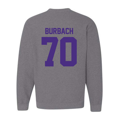 Northwestern - NCAA Football : Leighton Burbach - Classic Shersey Crewneck Sweatshirt-1