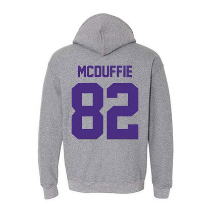 Northwestern - NCAA Football : Jaden McDuffie - Classic Shersey Hooded Sweatshirt-1