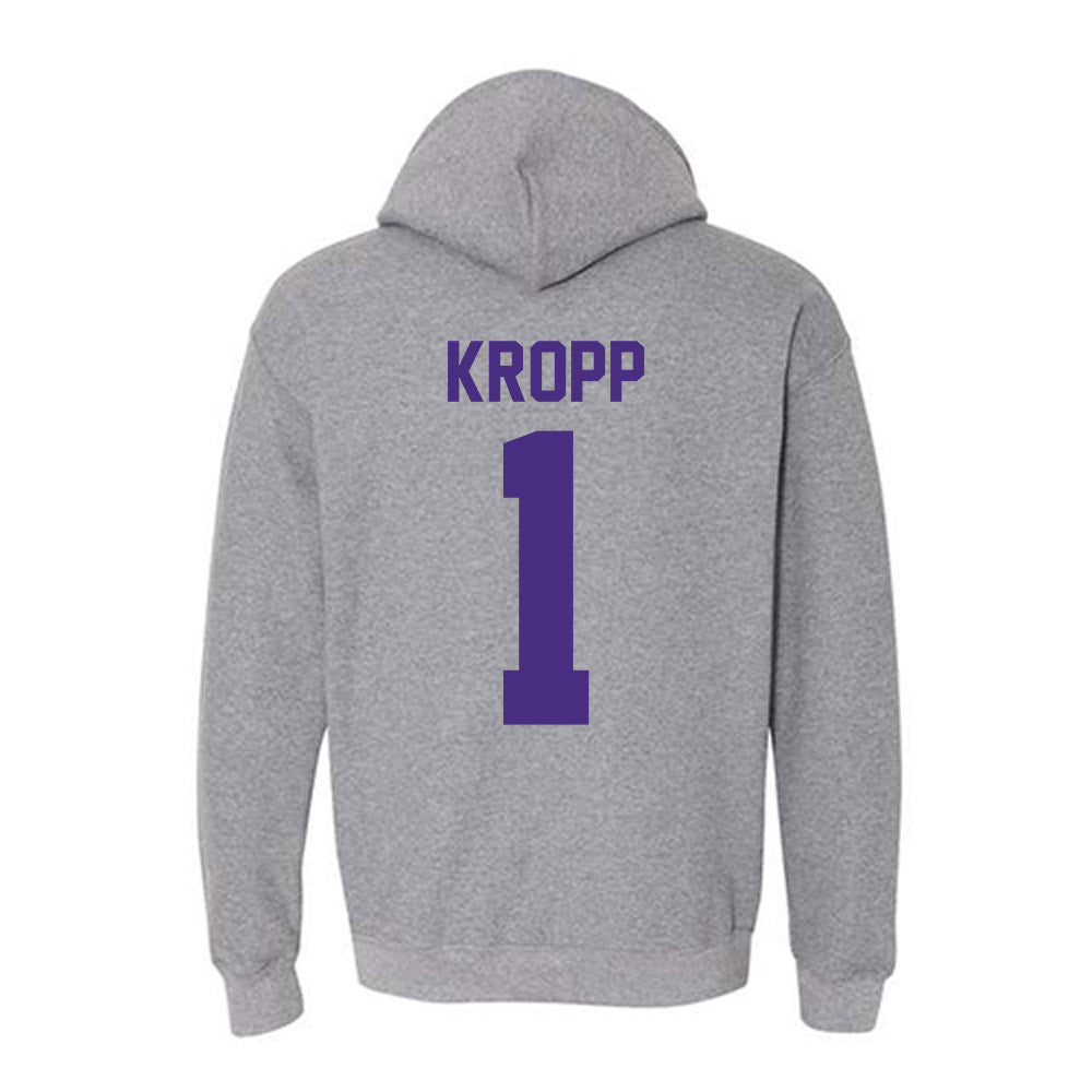 Northwestern - NCAA Men's Basketball : Tyler Kropp - Classic Shersey Hooded Sweatshirt-1