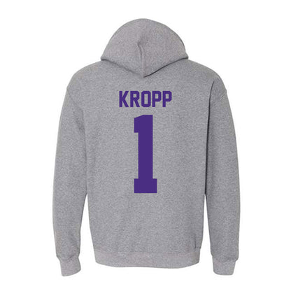 Northwestern - NCAA Men's Basketball : Tyler Kropp - Classic Shersey Hooded Sweatshirt-1