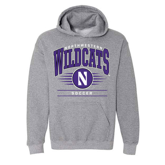 Northwestern - NCAA Men's Soccer : Josue Pfrommer - Classic Shersey Hooded Sweatshirt-0