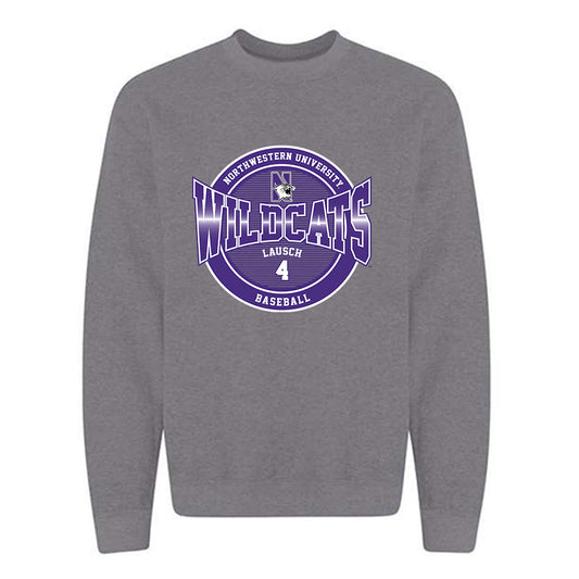 Northwestern - NCAA Baseball : Jack Lausch - Classic Fashion Shersey Crewneck Sweatshirt-0