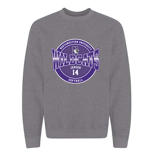 Northwestern - NCAA Softball : Kylee Jensen - Classic Fashion Shersey Crewneck Sweatshirt-0
