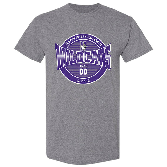 Northwestern - NCAA Men's Soccer : Luca Toro - Classic Fashion Shersey T-Shirt-0