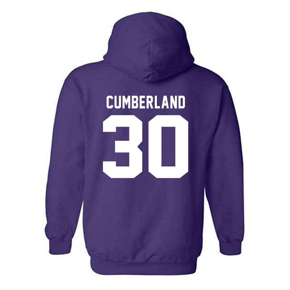 Northwestern - NCAA Women's Lacrosse : Noel Cumberland - Classic Fashion Shersey Hooded Sweatshirt-1