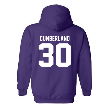 Northwestern - NCAA Women's Lacrosse : Noel Cumberland - Classic Fashion Shersey Hooded Sweatshirt-1