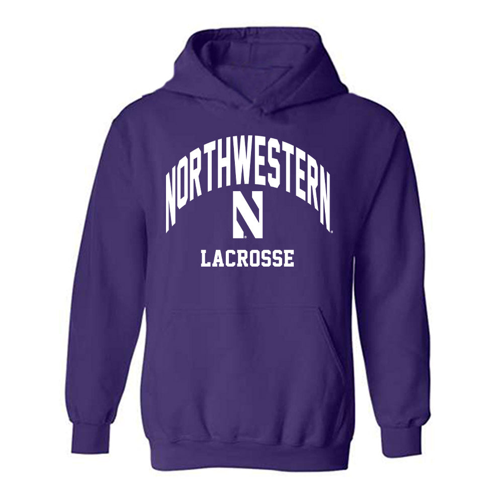 Northwestern - NCAA Women's Lacrosse : Noel Cumberland - Classic Fashion Shersey Hooded Sweatshirt-0