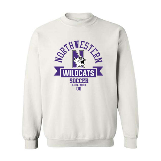 Northwestern - NCAA Men's Soccer : Luca Toro - Classic Fashion Shersey Crewneck Sweatshirt-0