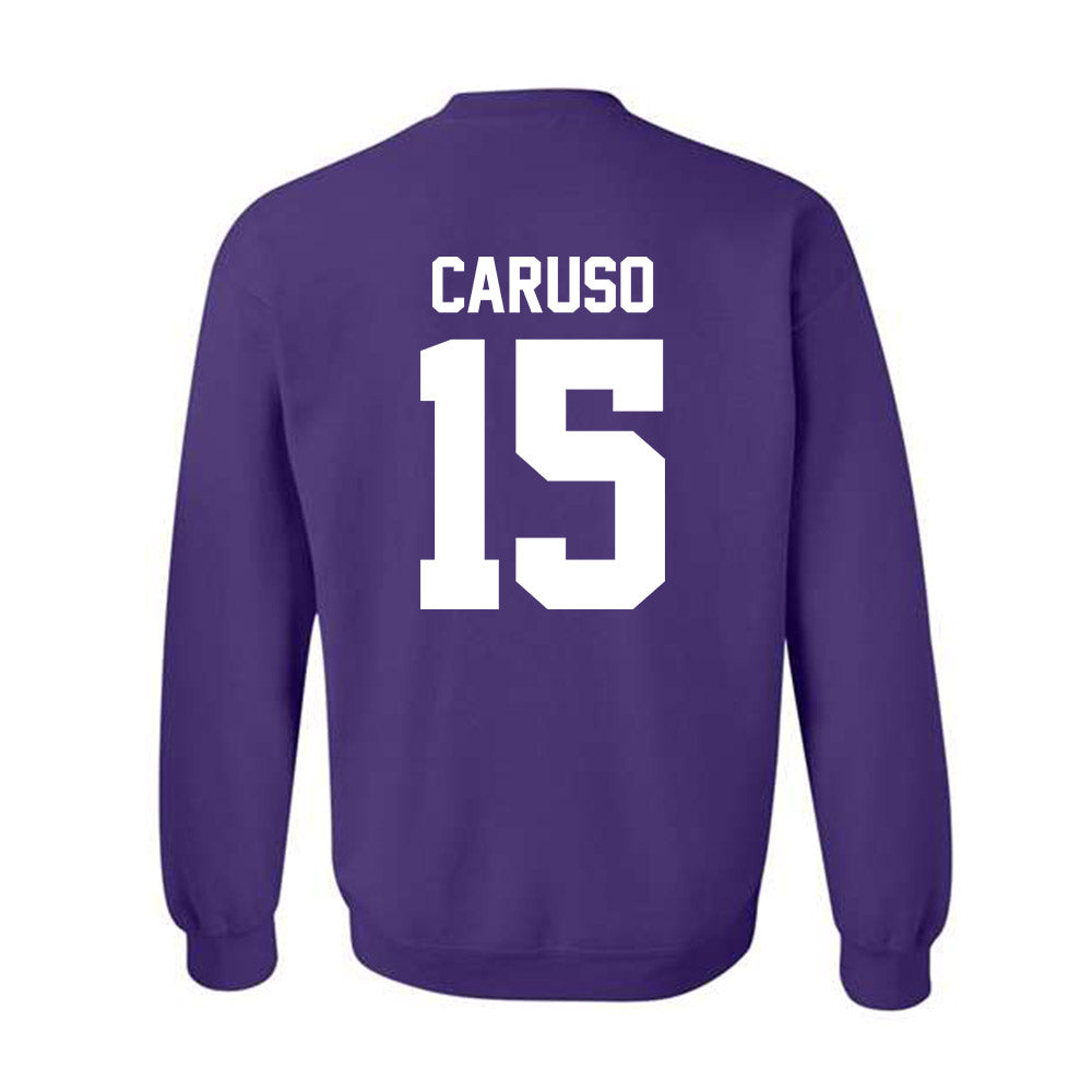 Northwestern - NCAA Baseball : Charlie Caruso - Crewneck Sweatshirt-1