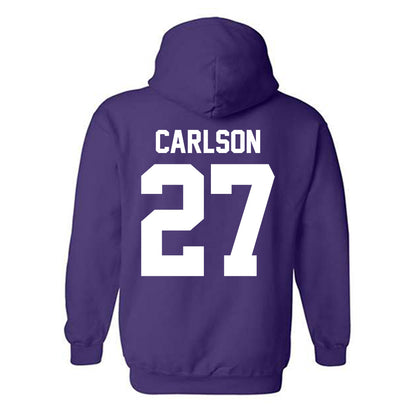 Northwestern - NCAA Baseball : Zach Carlson - Hooded Sweatshirt-1