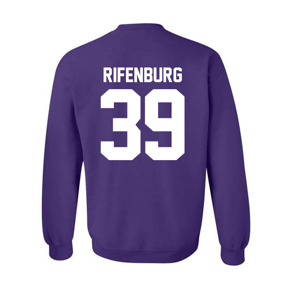 Northwestern - NCAA Baseball : Jake Rifenburg - Crewneck Sweatshirt-1